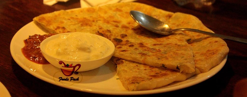 Cheese in Types of Paratha Image