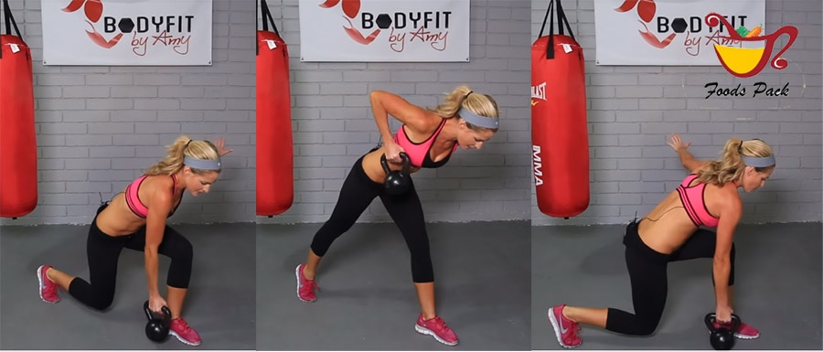 How to Do Kettlebell Lunge and Lift